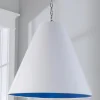 Oversized Cone Paper Shade Pendant