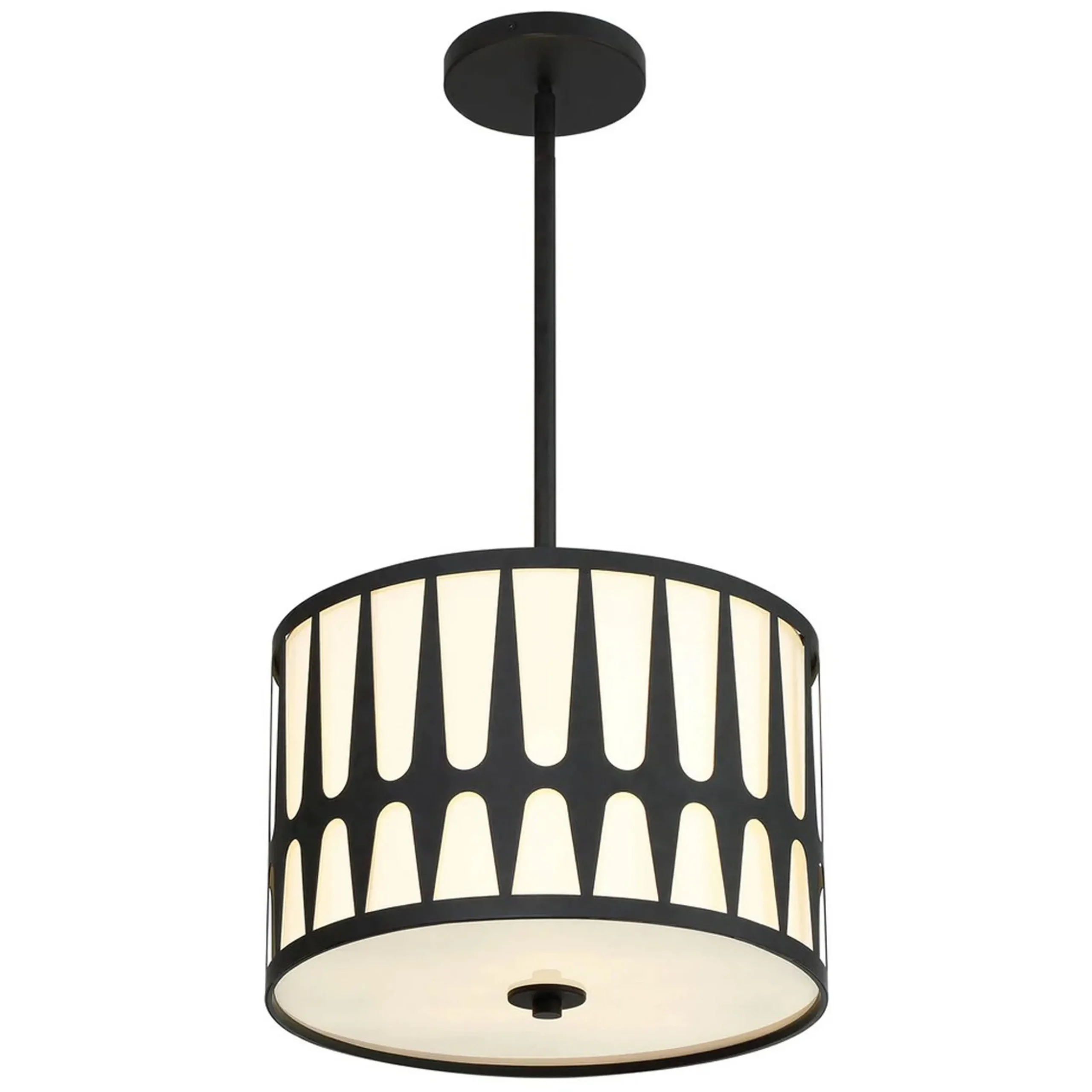 Patterned Abelia Pendant