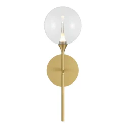 Pavane LED Bath Sconce - Clear
