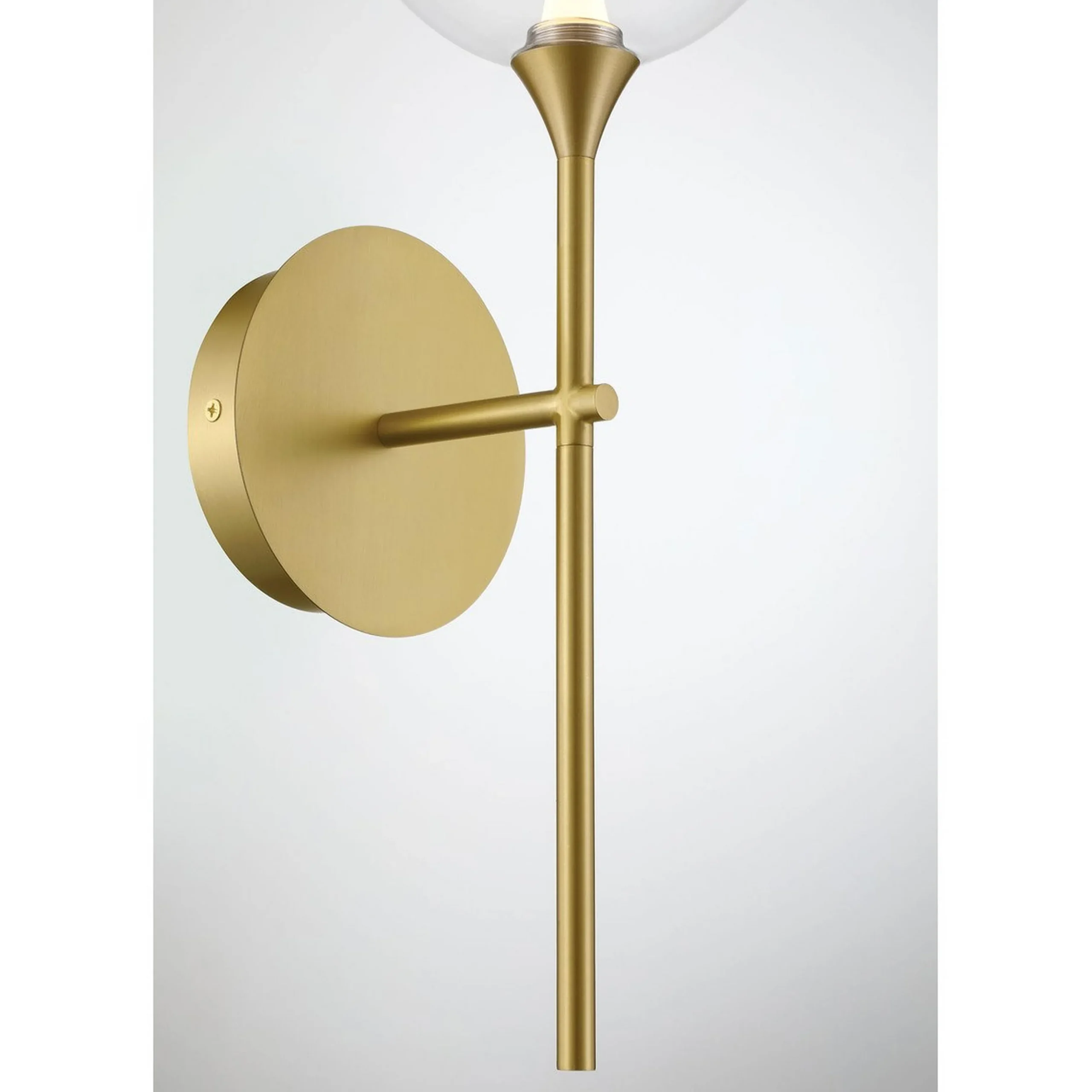 Pavane LED Bath Sconce - Clear
