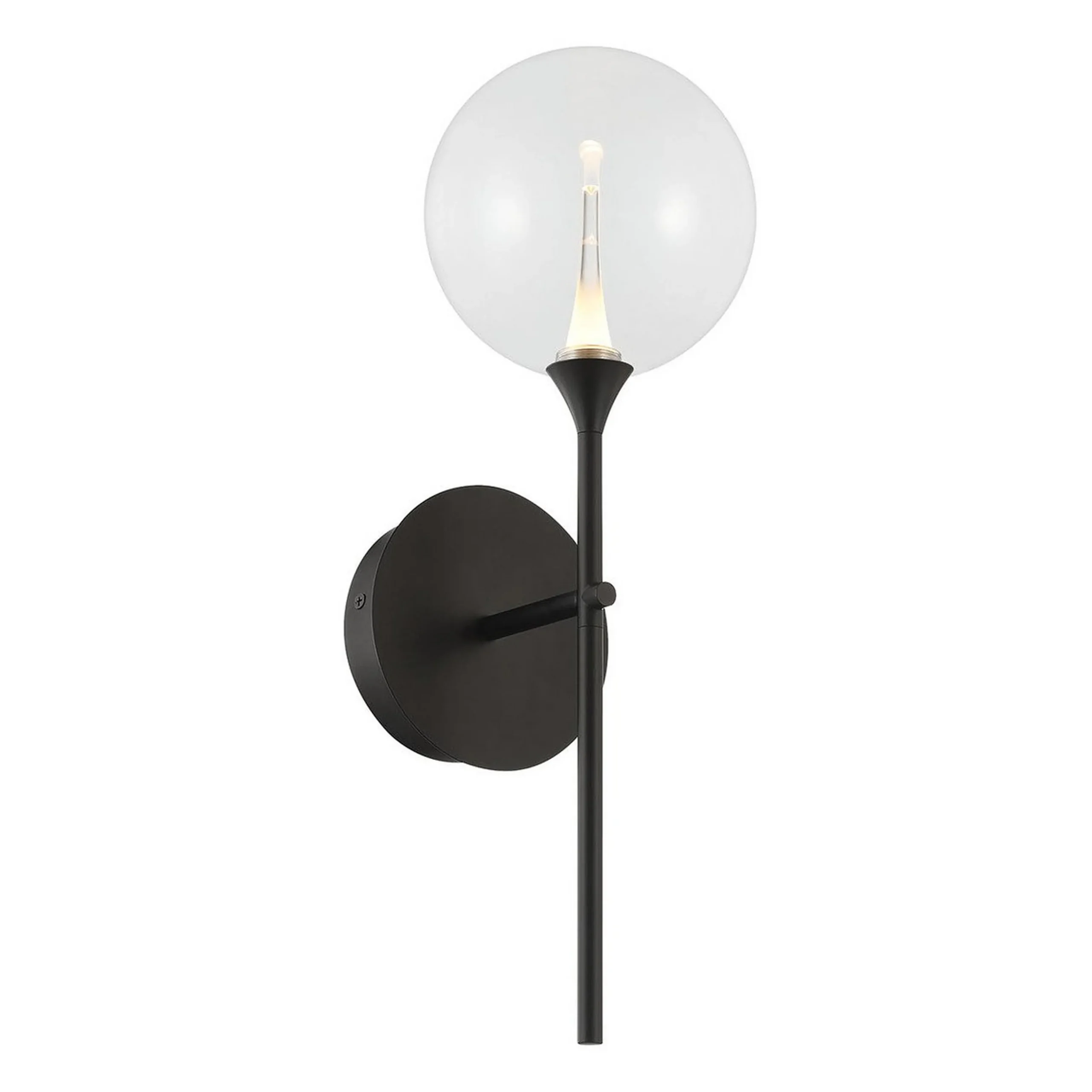 Pavane LED Bath Sconce - Clear