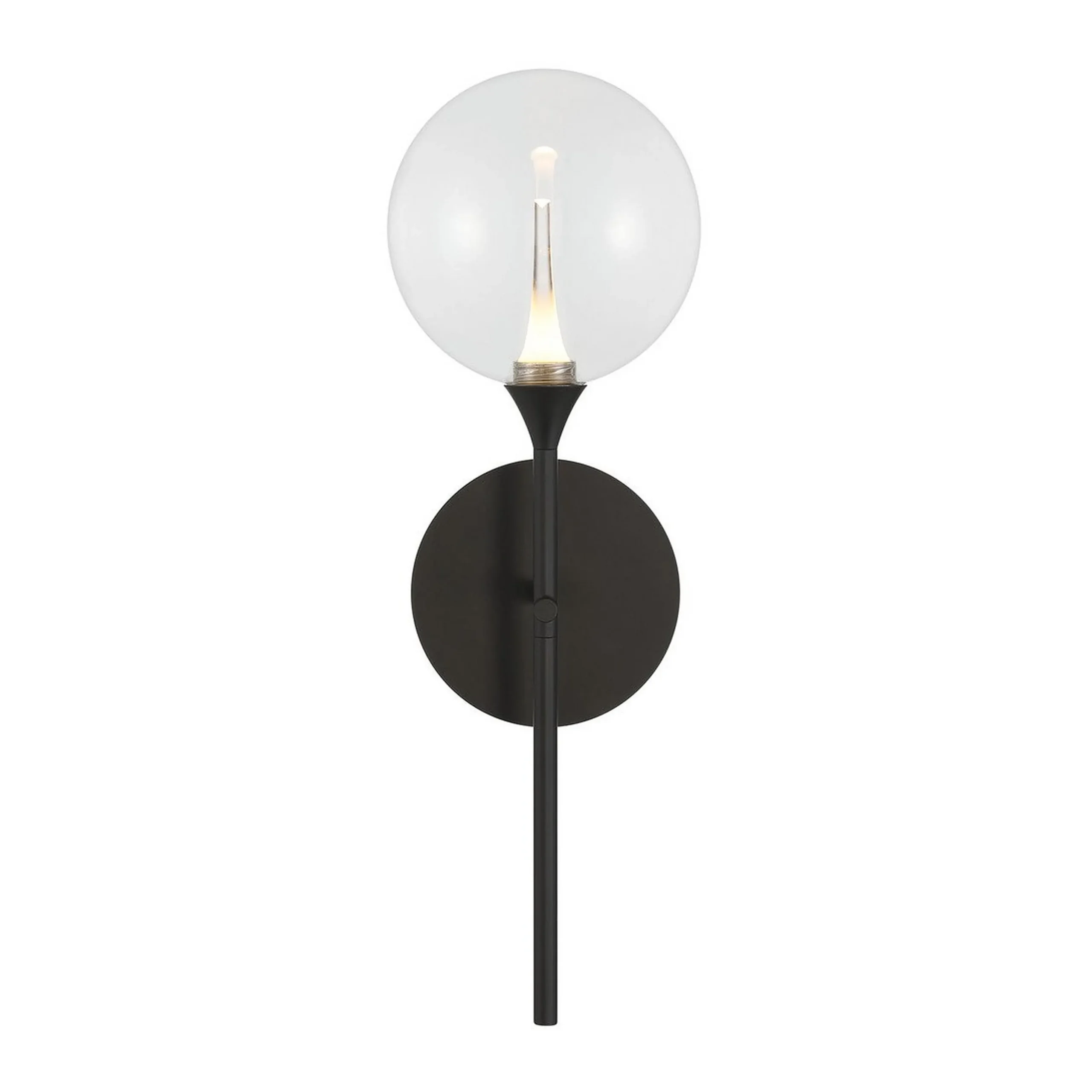 Pavane LED Bath Sconce - Clear