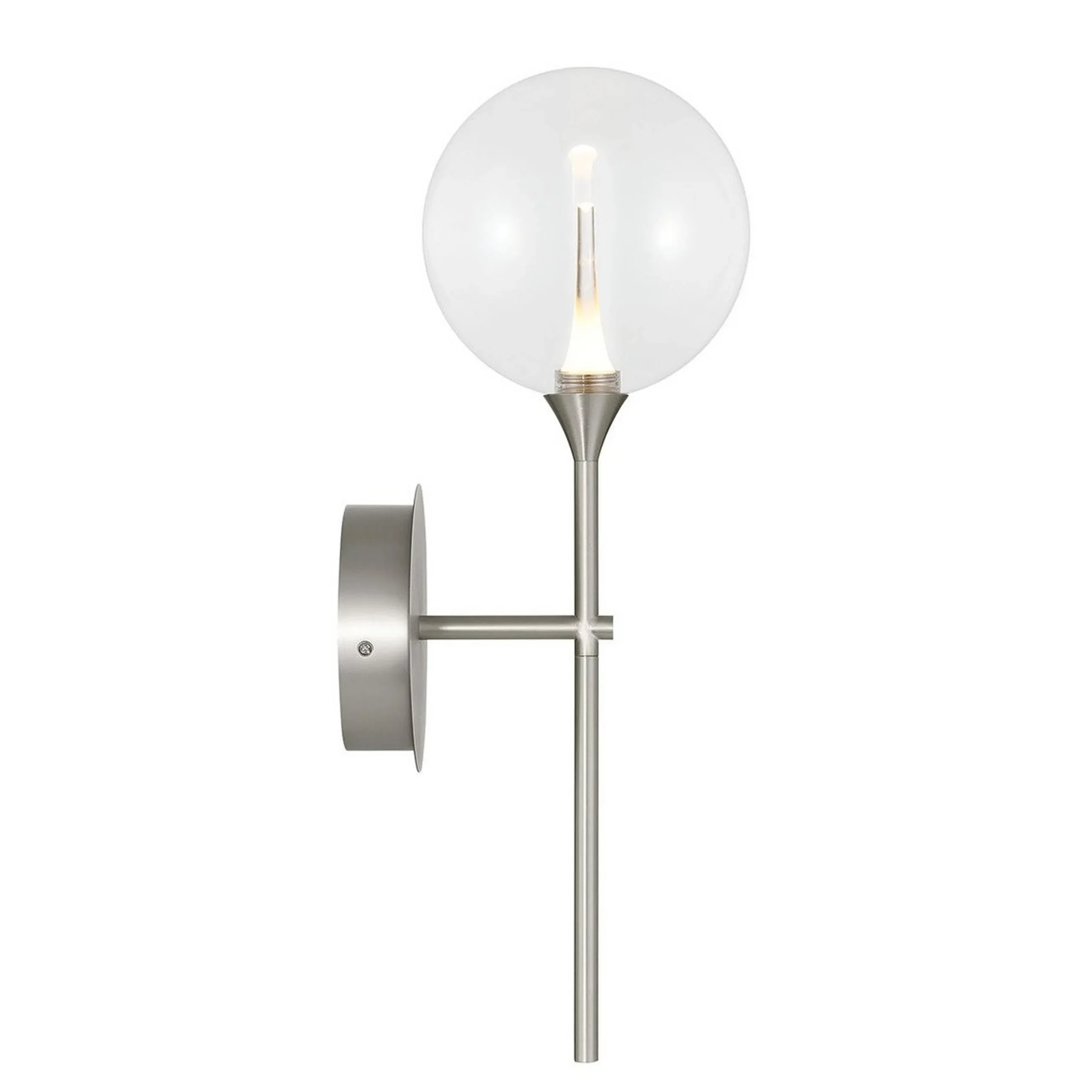 Pavane LED Bath Sconce - Clear