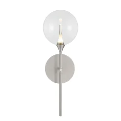 Pavane LED Bath Sconce - Clear