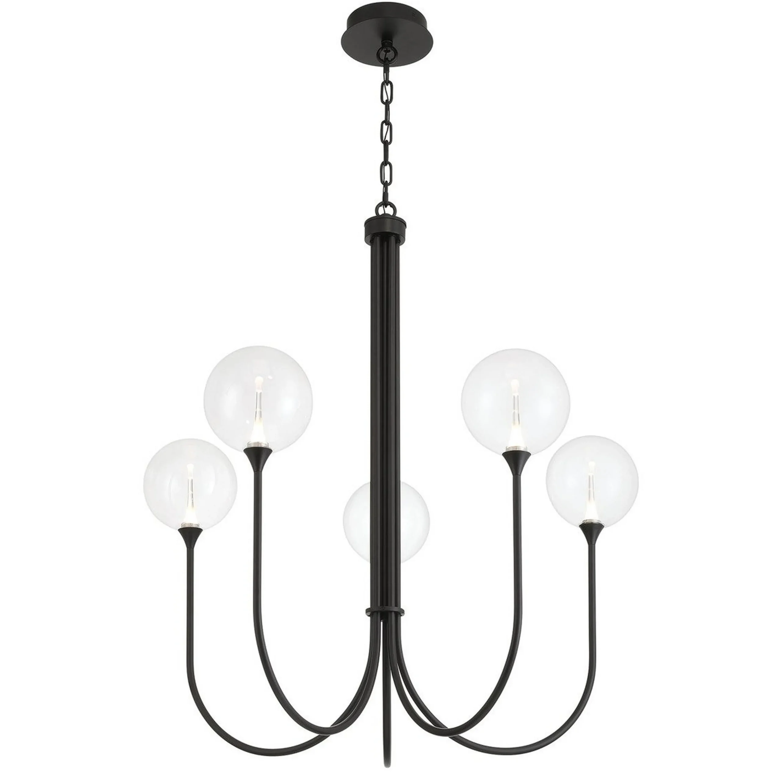 Pavane LED Chandelier - Clear