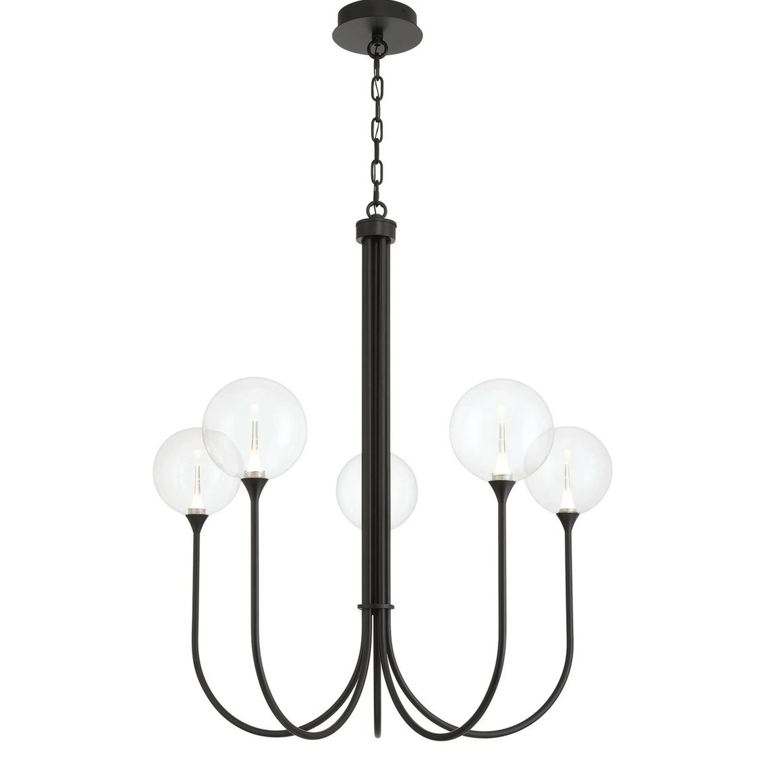 Pavane LED Chandelier - Clear