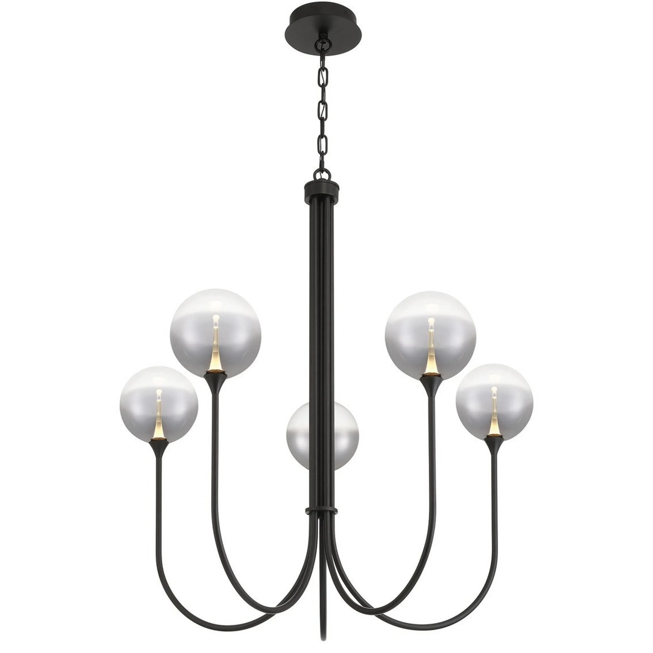 Pavane LED Chandelier - Smoke