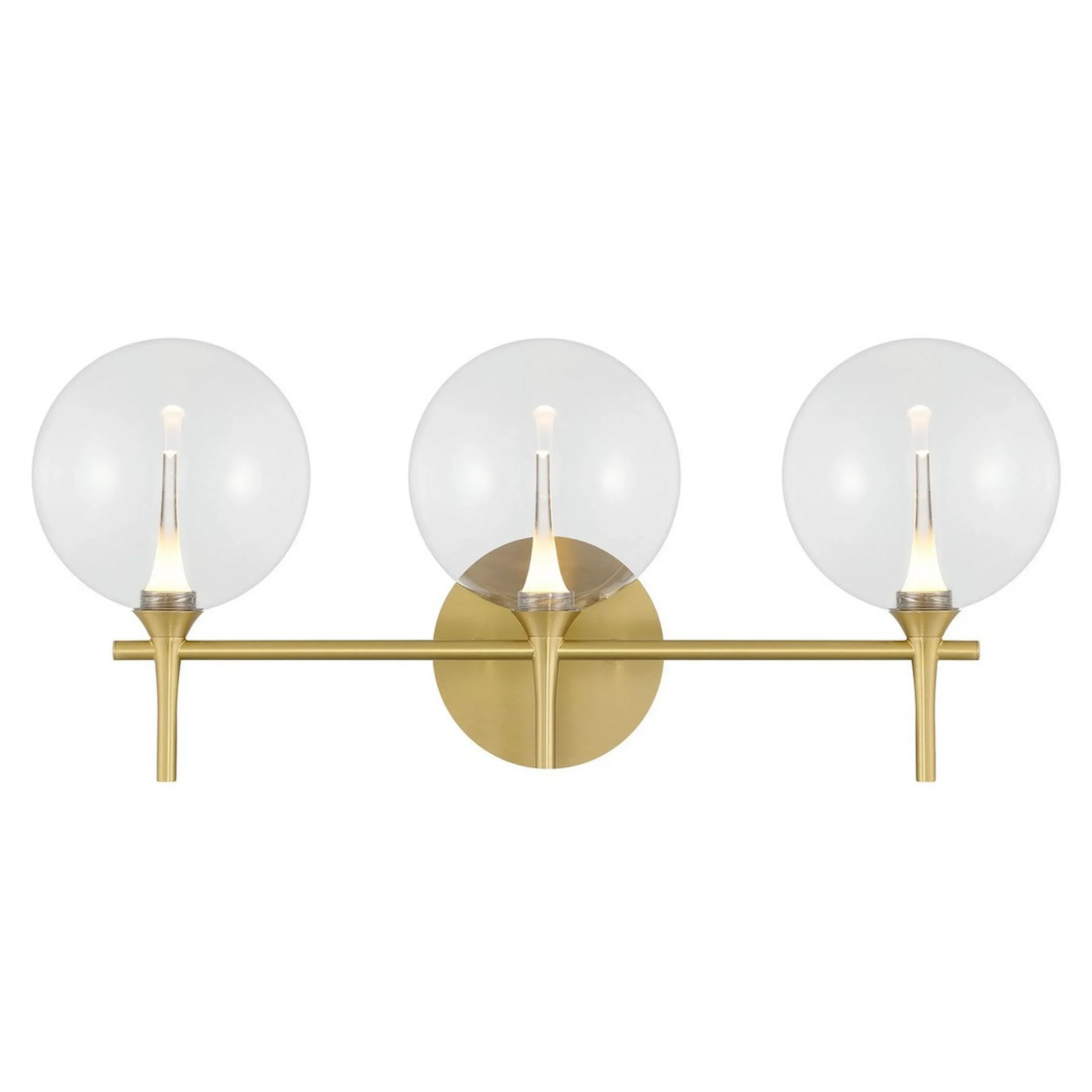 Pavane LED Vanity Light - 3 Light - Clear