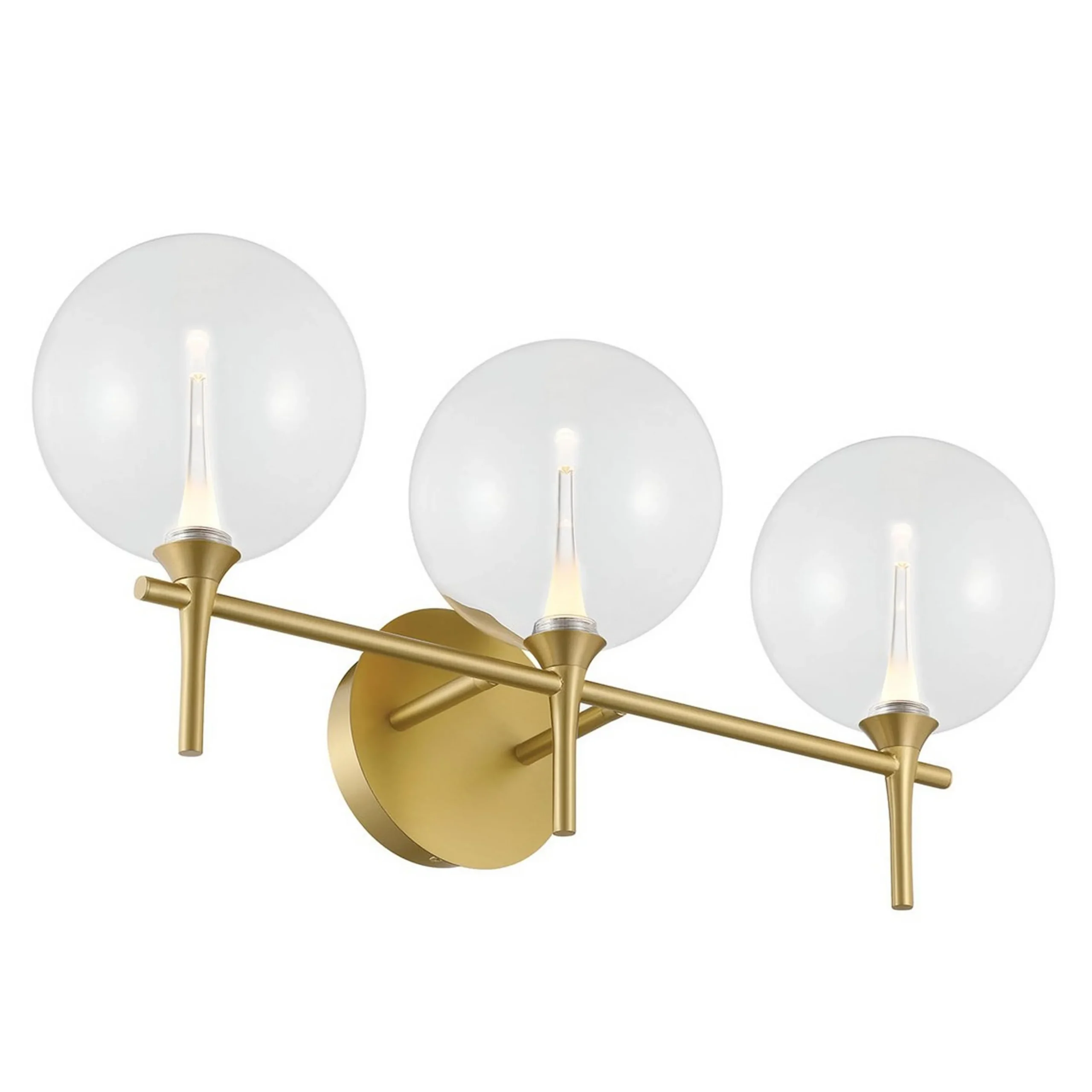 Pavane LED Vanity Light - 3 Light - Clear