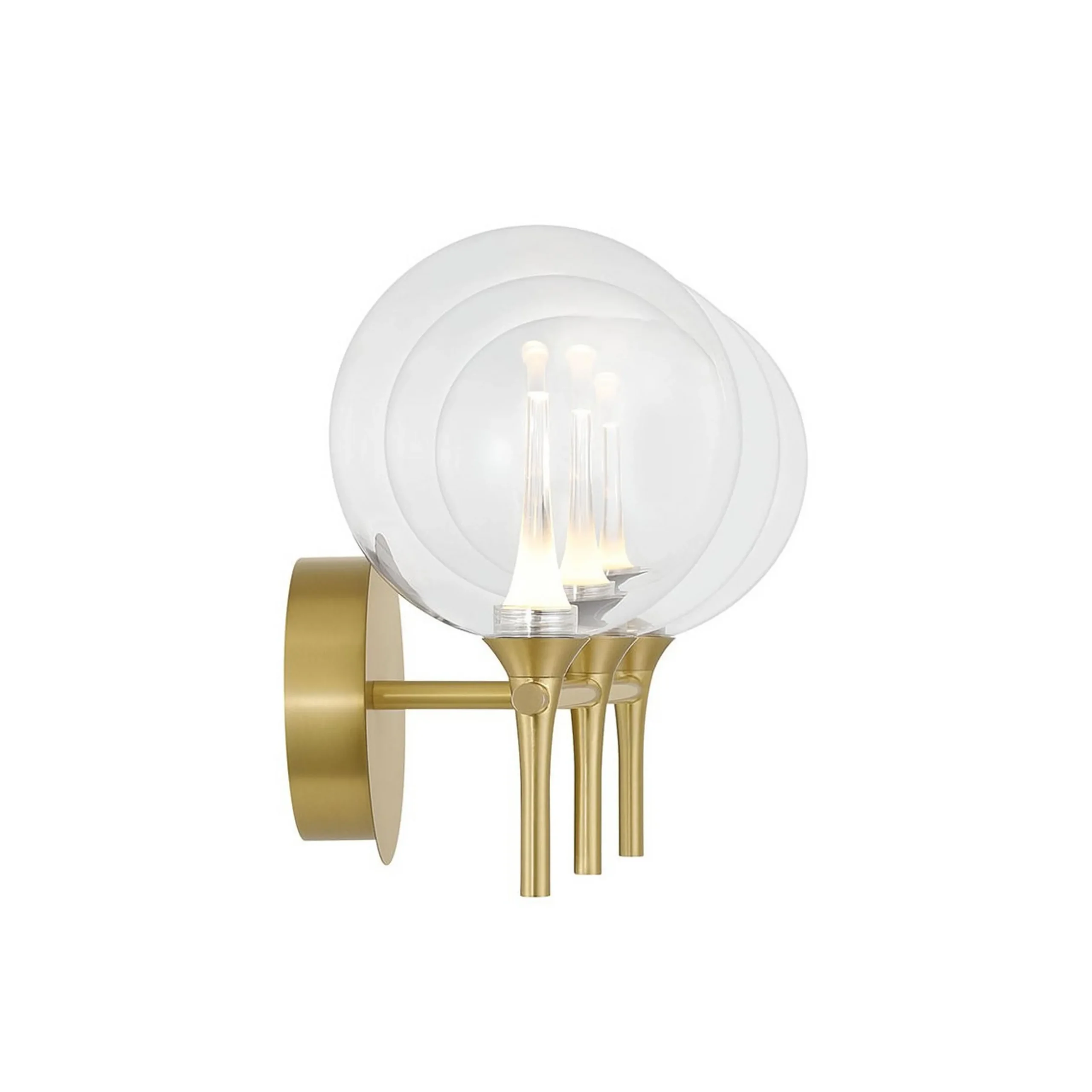 Pavane LED Vanity Light - 3 Light - Clear