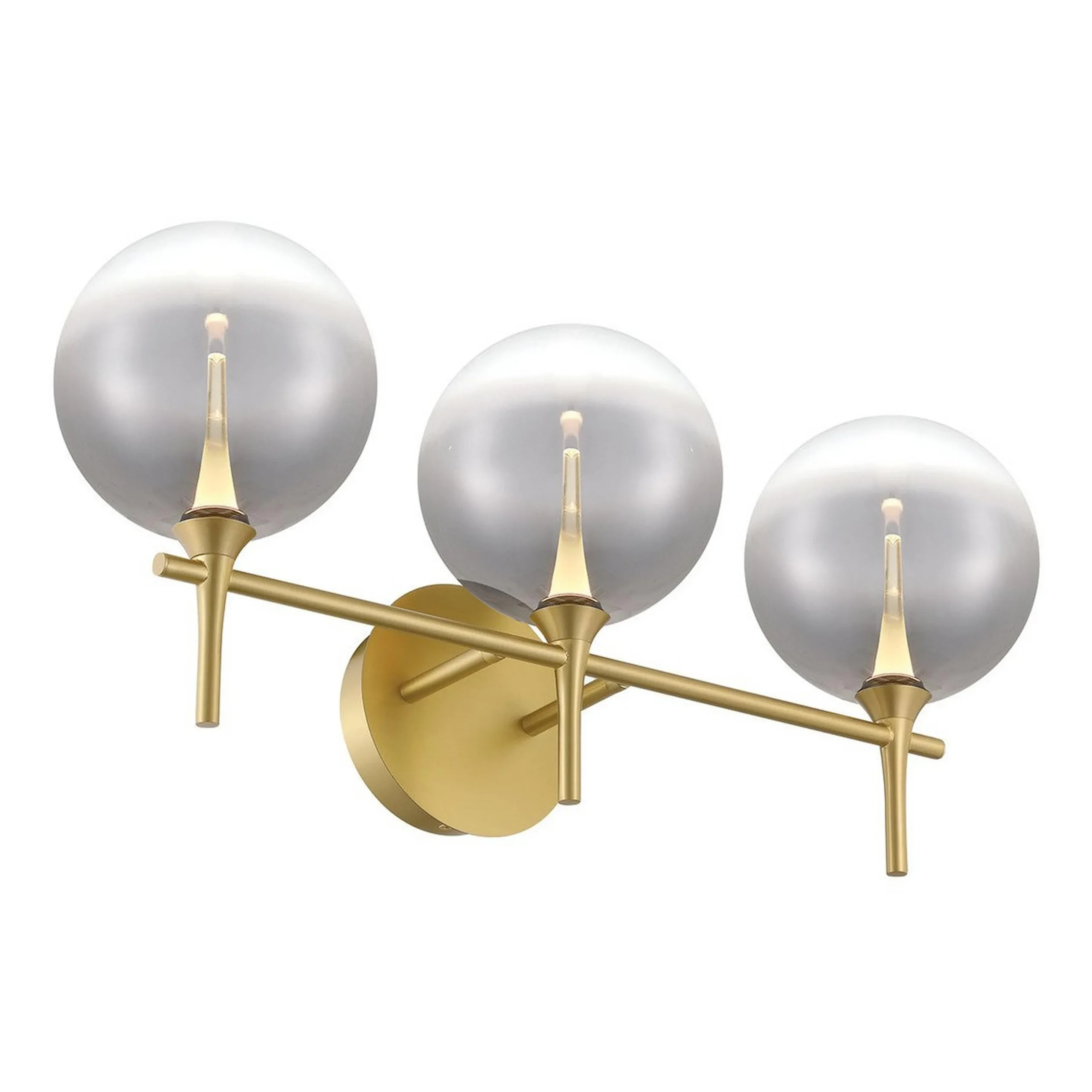 Pavane LED Vanity Light - 3 Light - Smoke