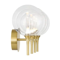Pavane LED Vanity Light - 4 Light - Clear