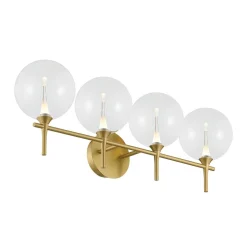 Pavane LED Vanity Light - 4 Light - Clear