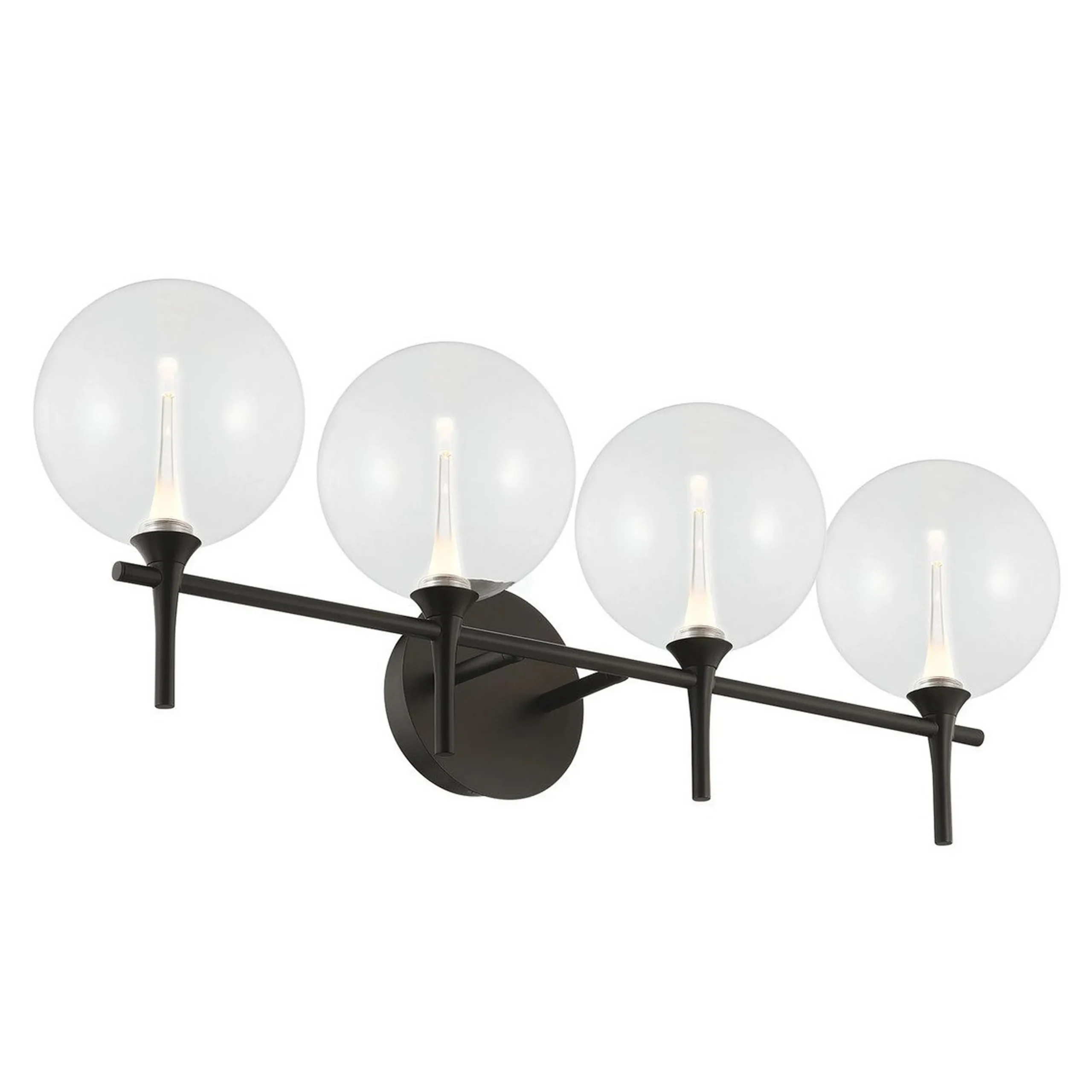 Pavane LED Vanity Light - 4 Light - Clear