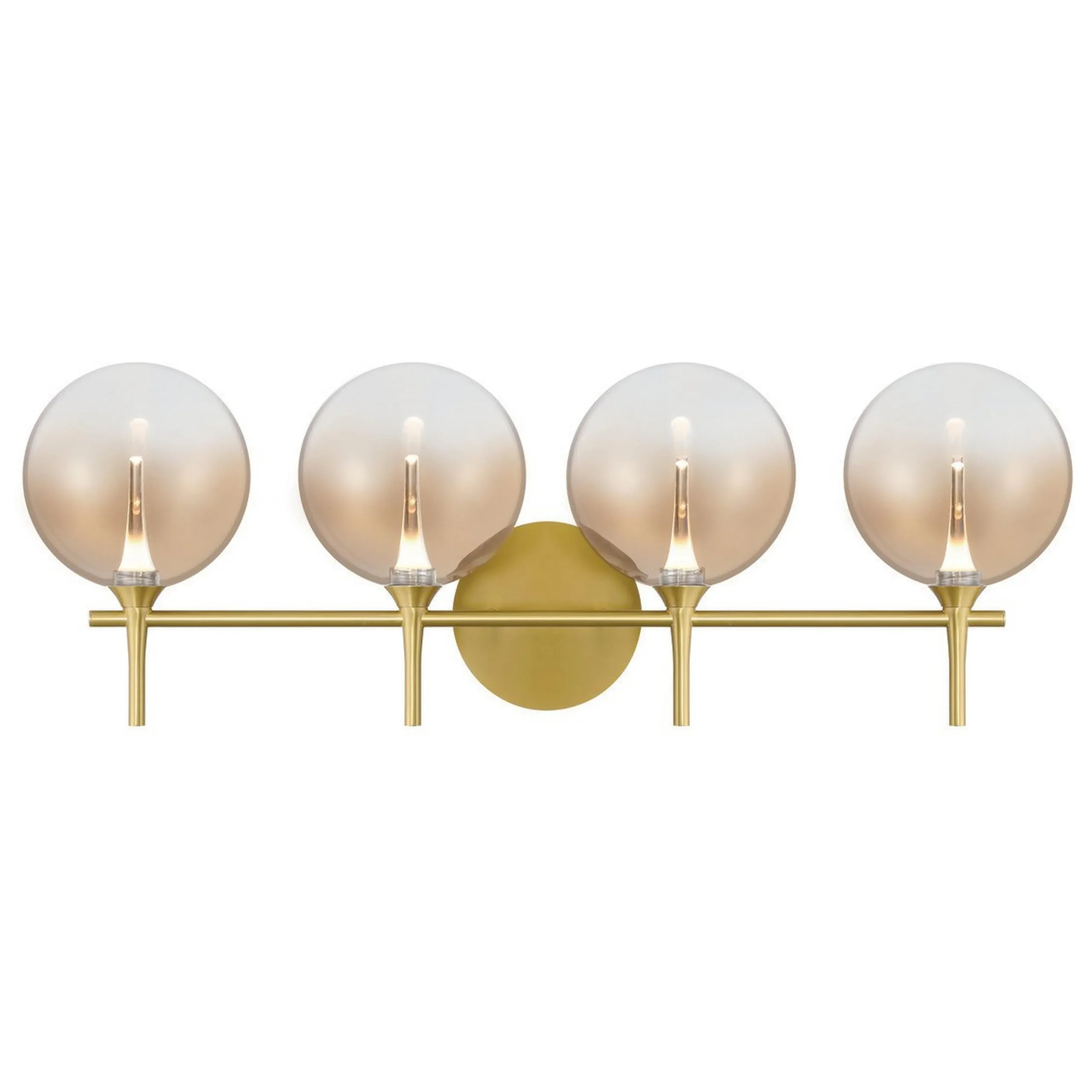 Pavane LED Vanity Light - 4 Light - Amber