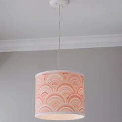 Peach Rainbow Shade Pendant