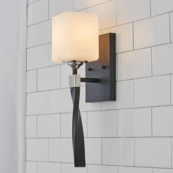 Pedestal Twist Bath Sconce
