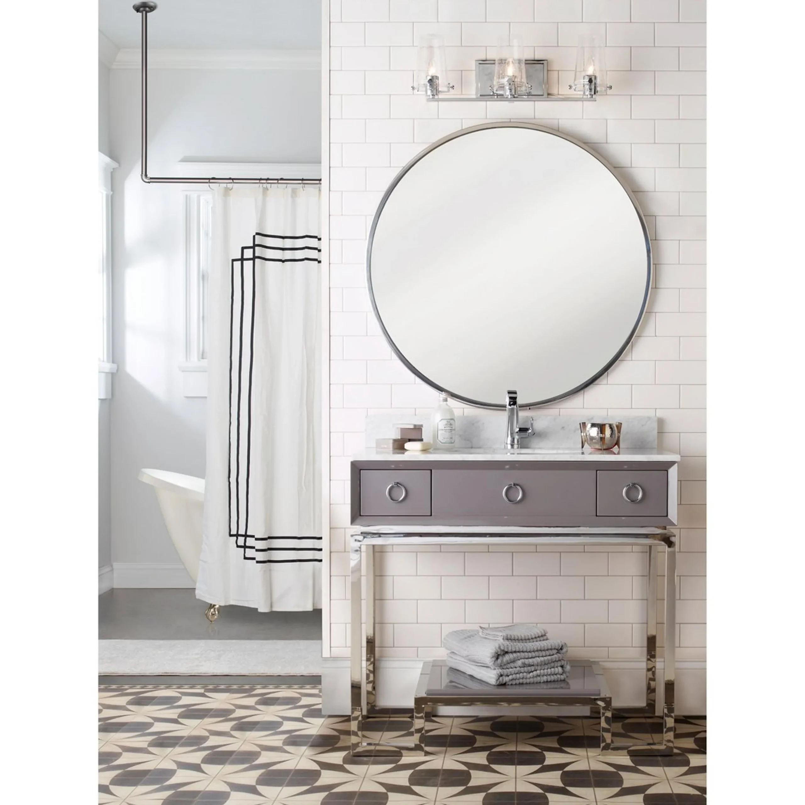 Perfectly Round Mirror