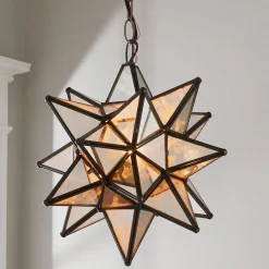 Petite Moravian Star Pendant