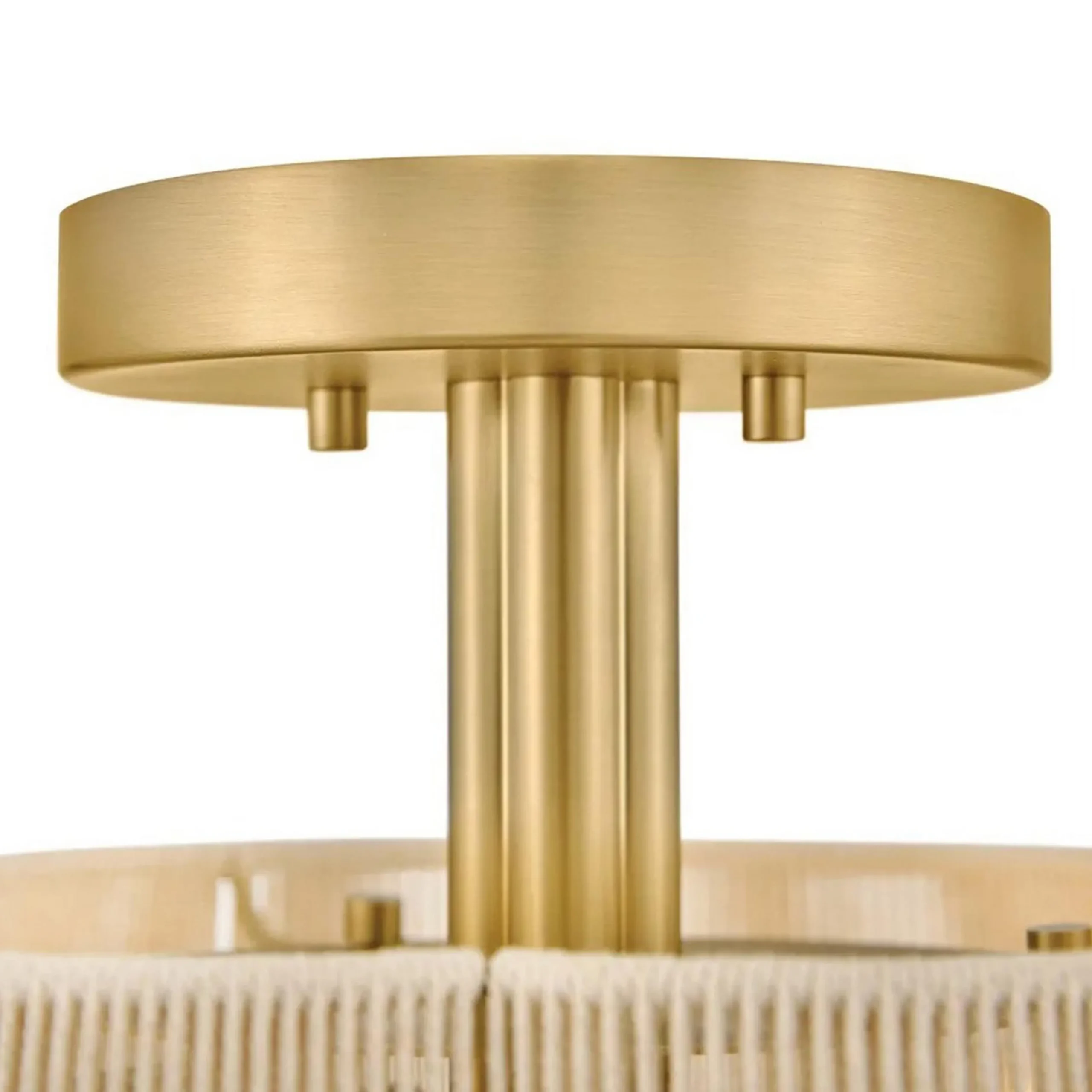 Petronia Hand-Wrapped Ceiling Light - 14"