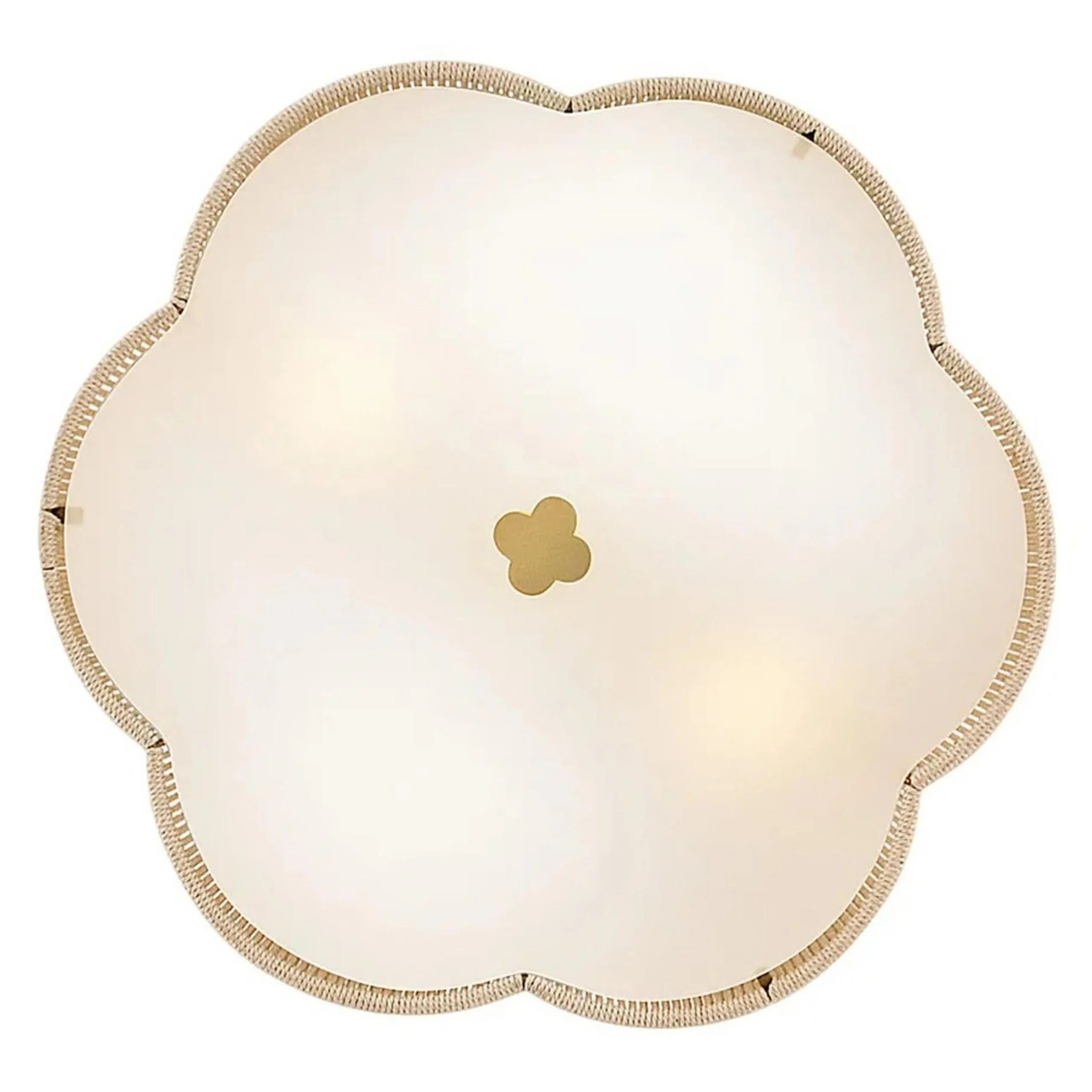 Petronia Hand-Wrapped Ceiling Light - 14"