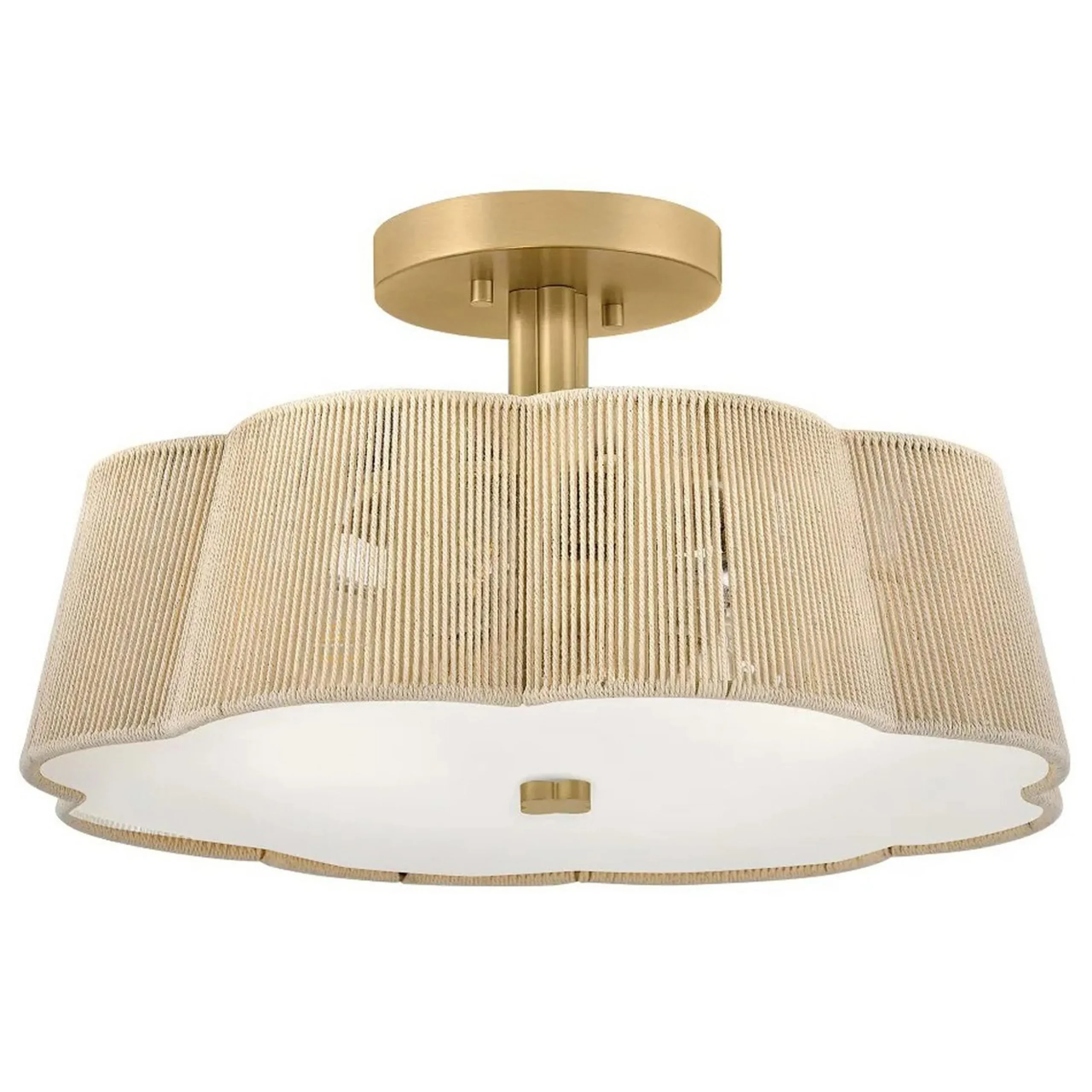 Petronia Hand-Wrapped Ceiling Light - 18"