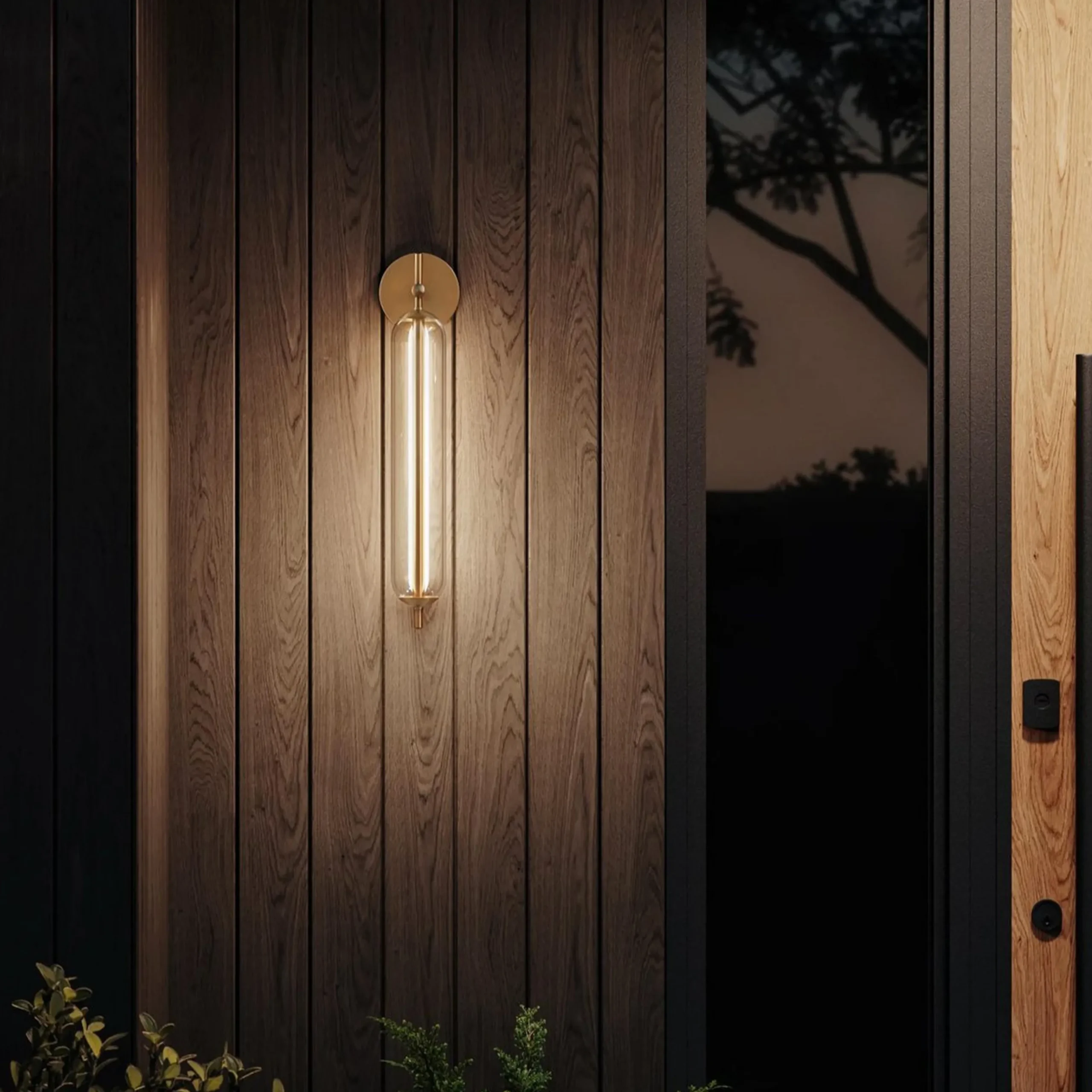 Photinia Outdoor LED Sconce - 22"