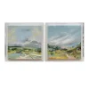 Plein Air Alpine Diptych