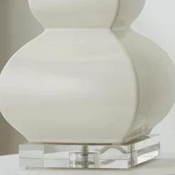 Porcelain Square Gourd Table Lamp