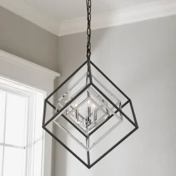 Prismatic Cubed Chandelier - 3 Light