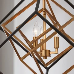 Prismatic Cubed Chandelier - 3 Light