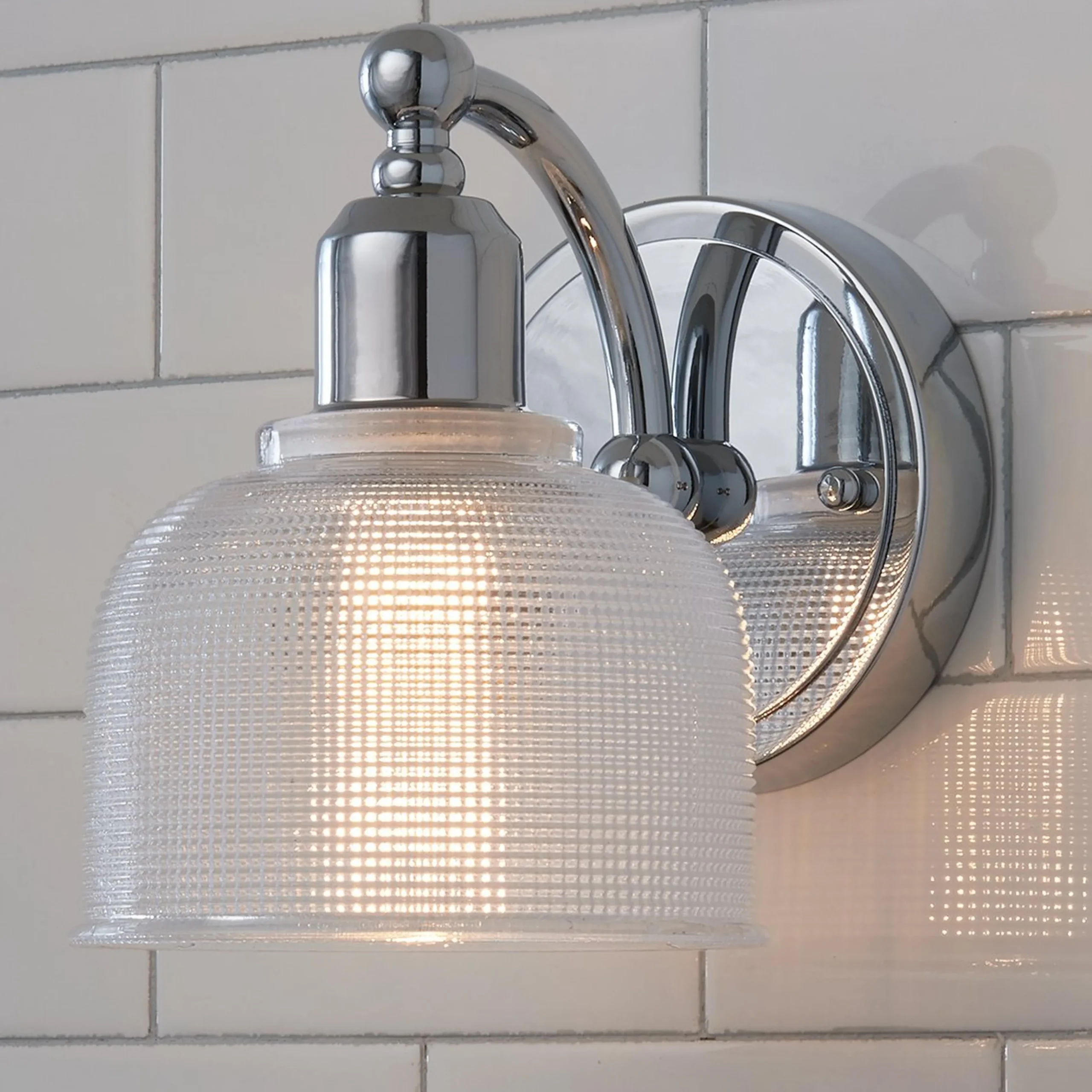 Prismatic Glass Sconce