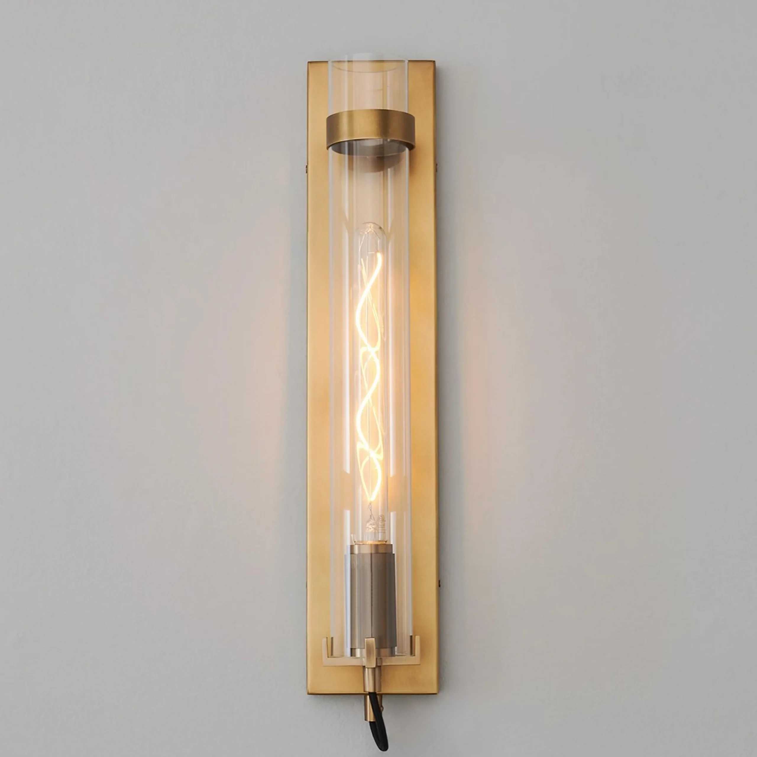 Pronged Sconce - Large - Clear