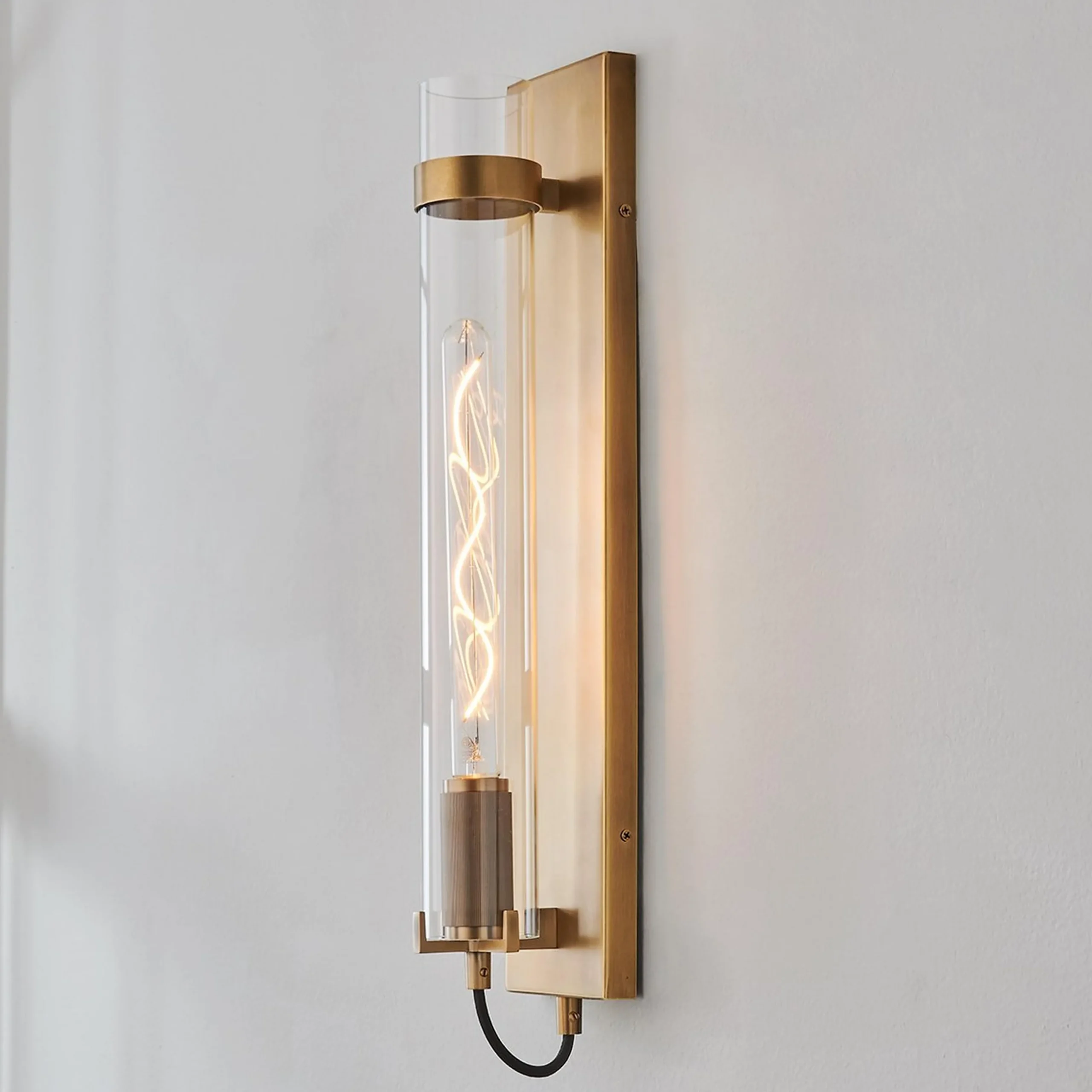 Pronged Sconce - Large - Clear