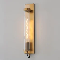 Pronged Sconce - Large - Clear