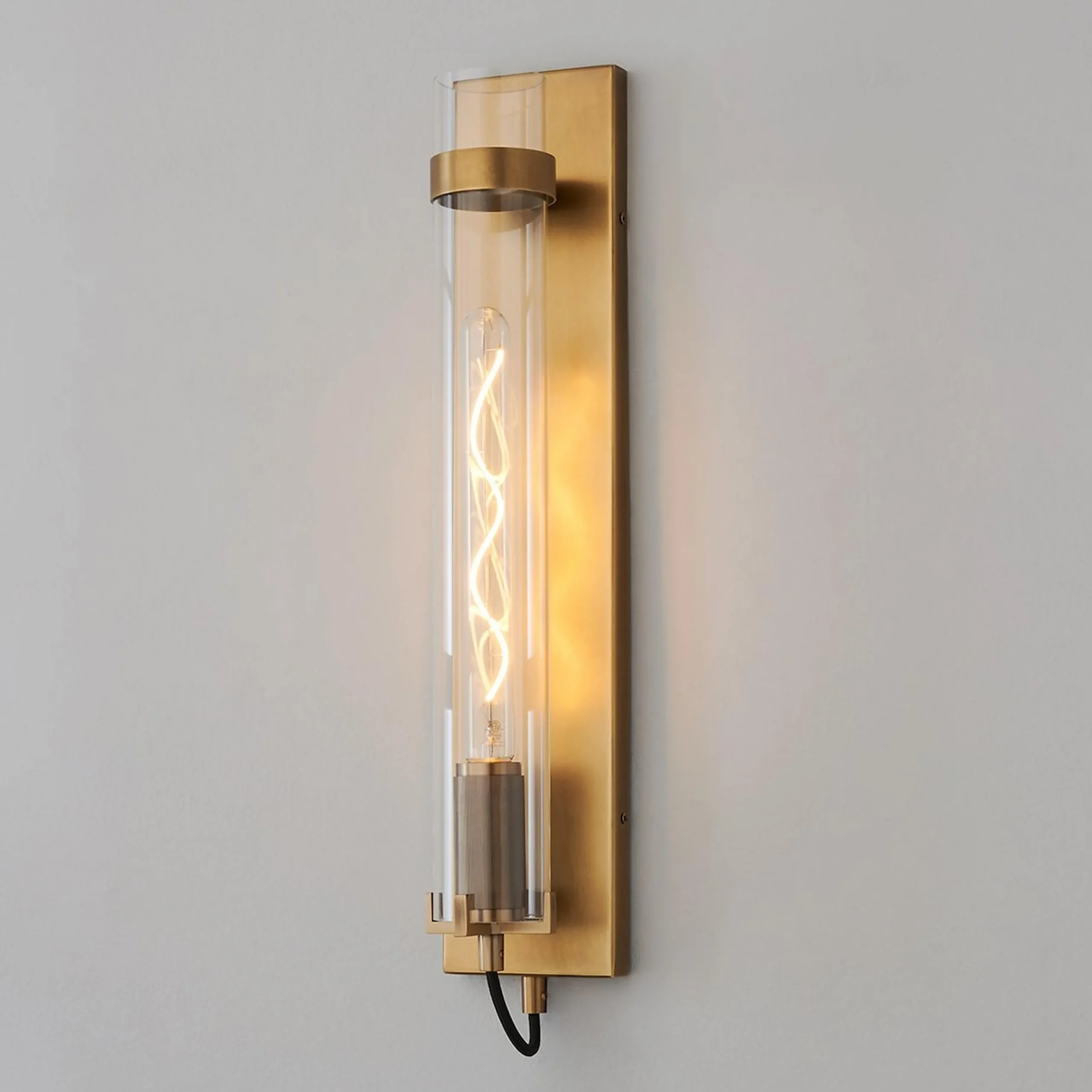 Pronged Sconce - Large - Clear