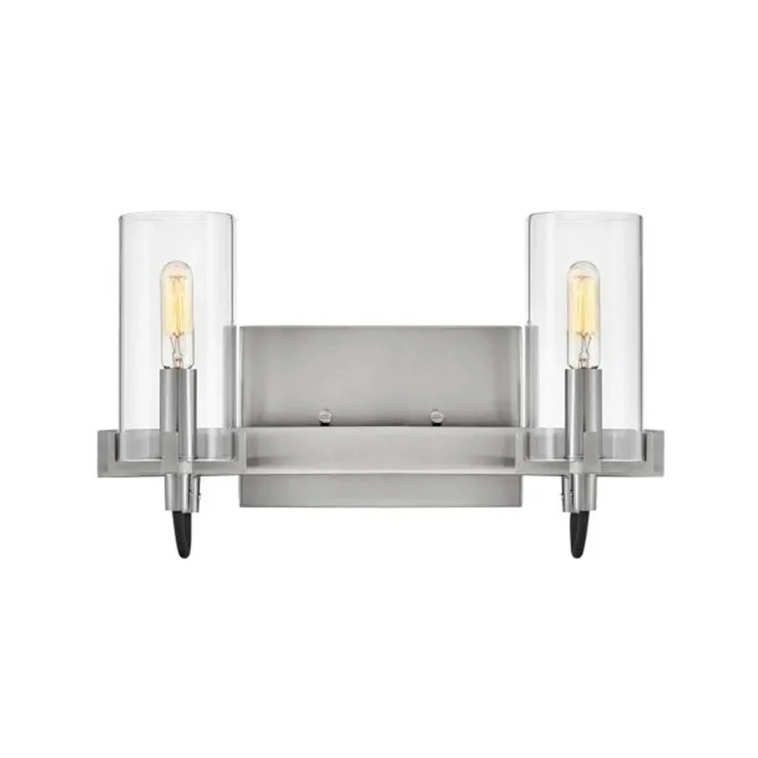 Pronged Vanity Light - 2 Light - Clear