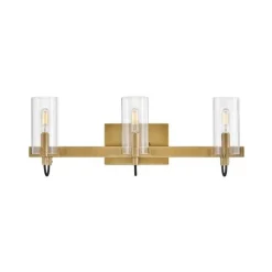 Pronged Vanity Light - 3 Light - Clear