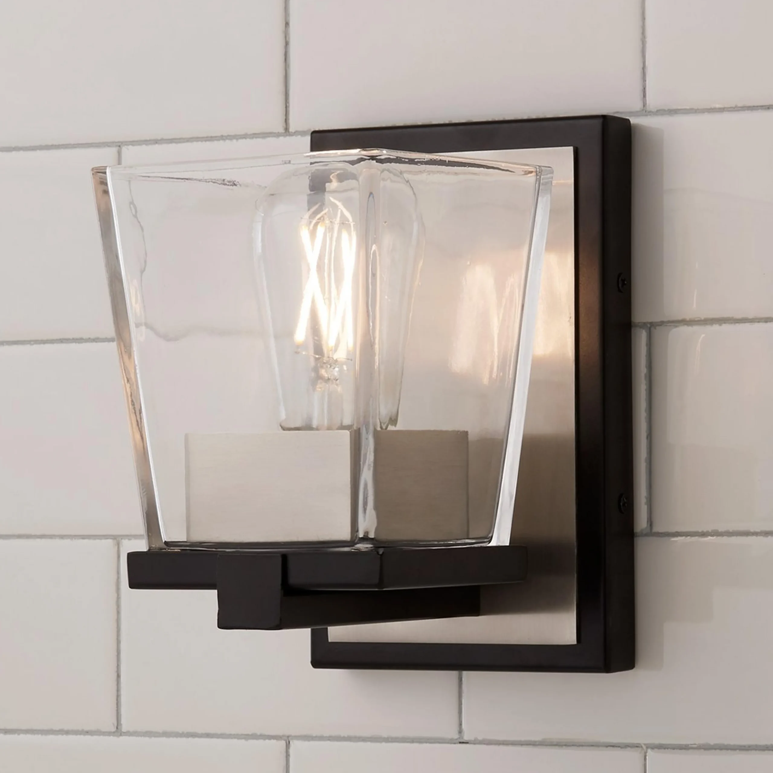 Quadratic Bath Sconce