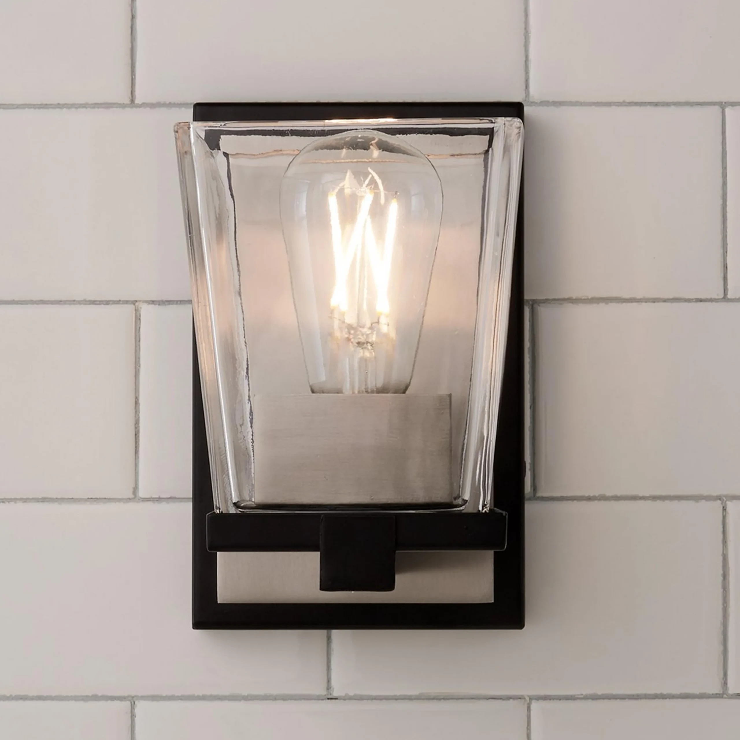 Quadratic Bath Sconce