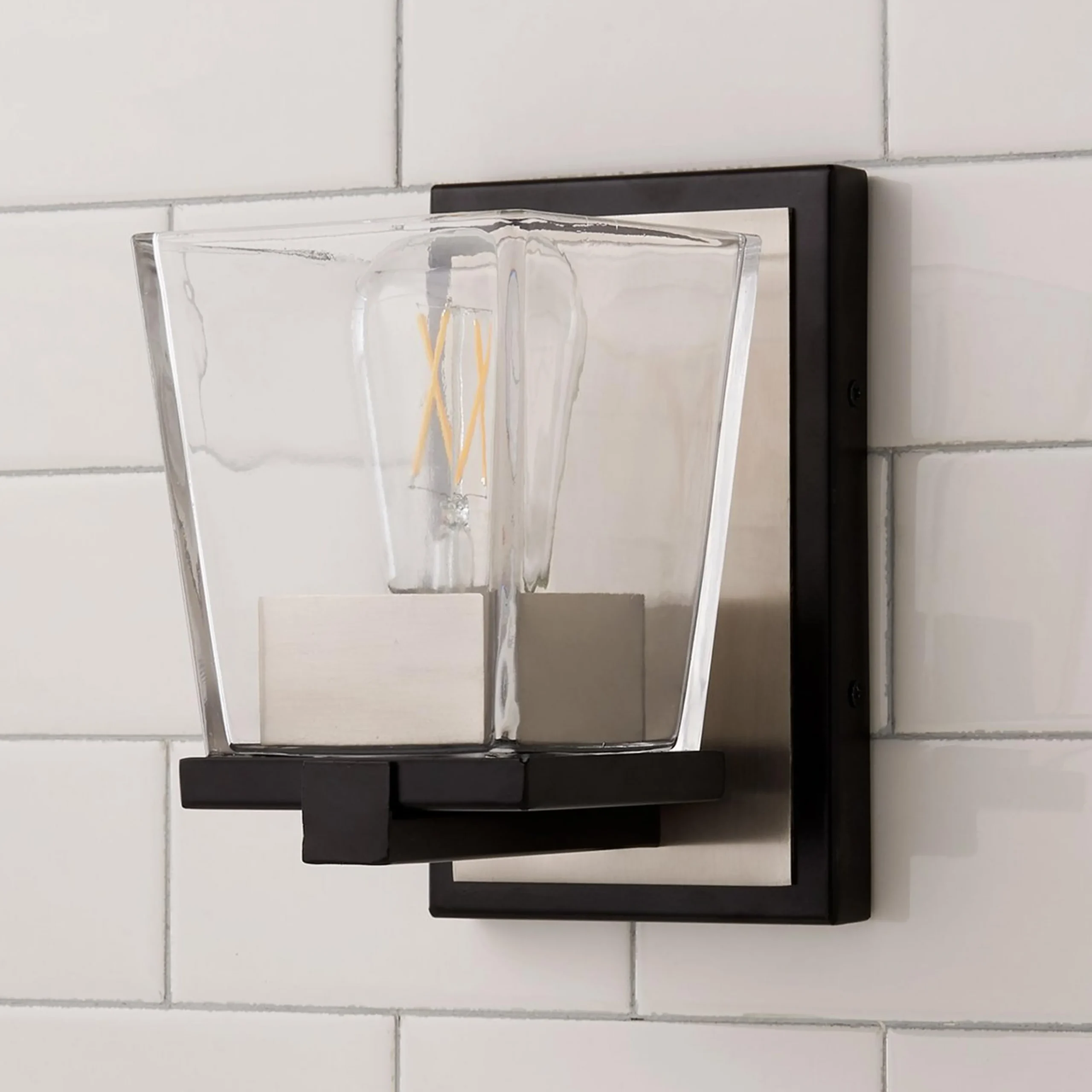 Quadratic Bath Sconce
