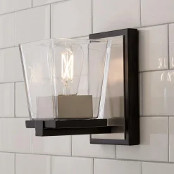 Quadratic Bath Sconce