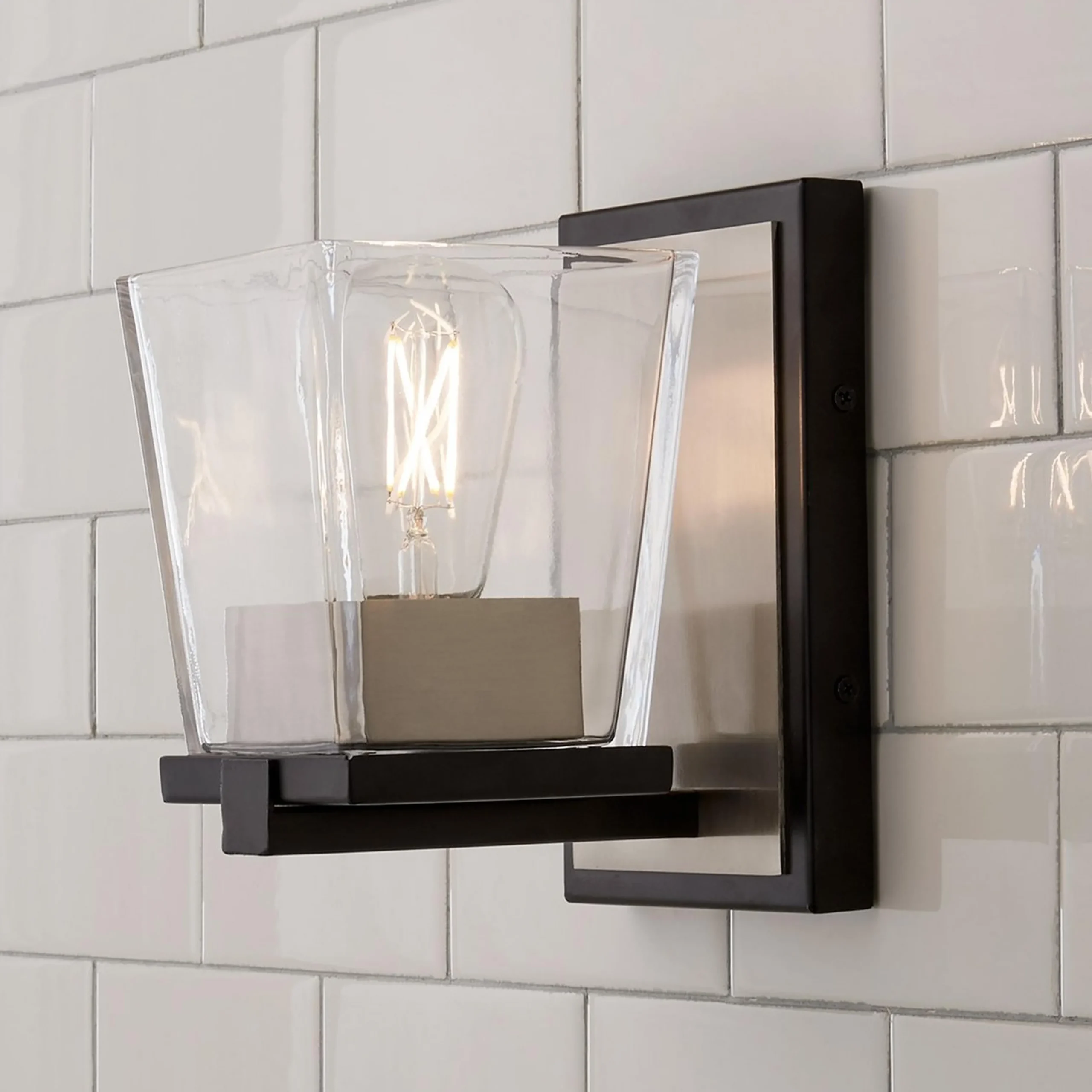 Quadratic Bath Sconce
