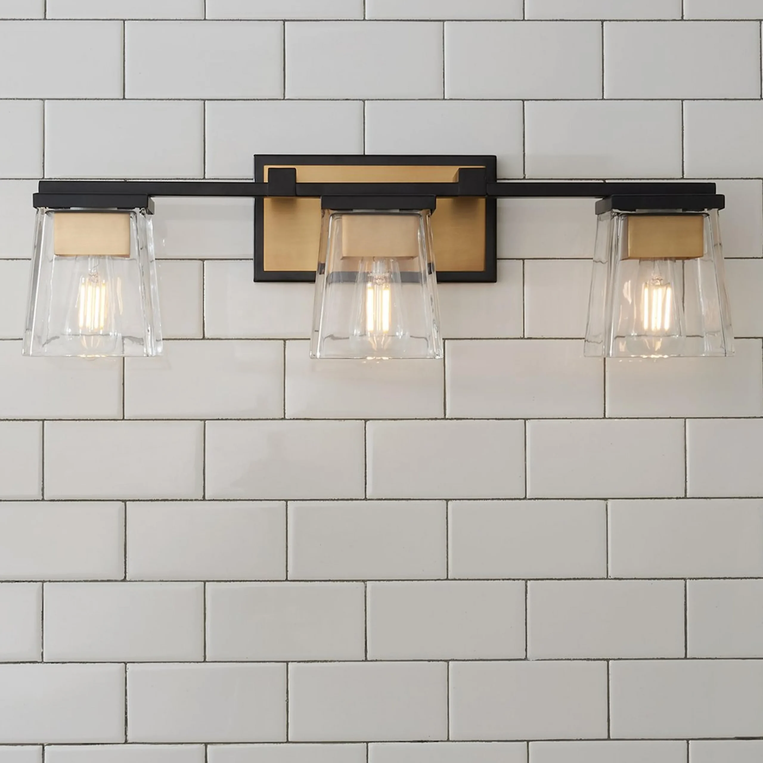 Quadratic Vanity Light - 3 Light