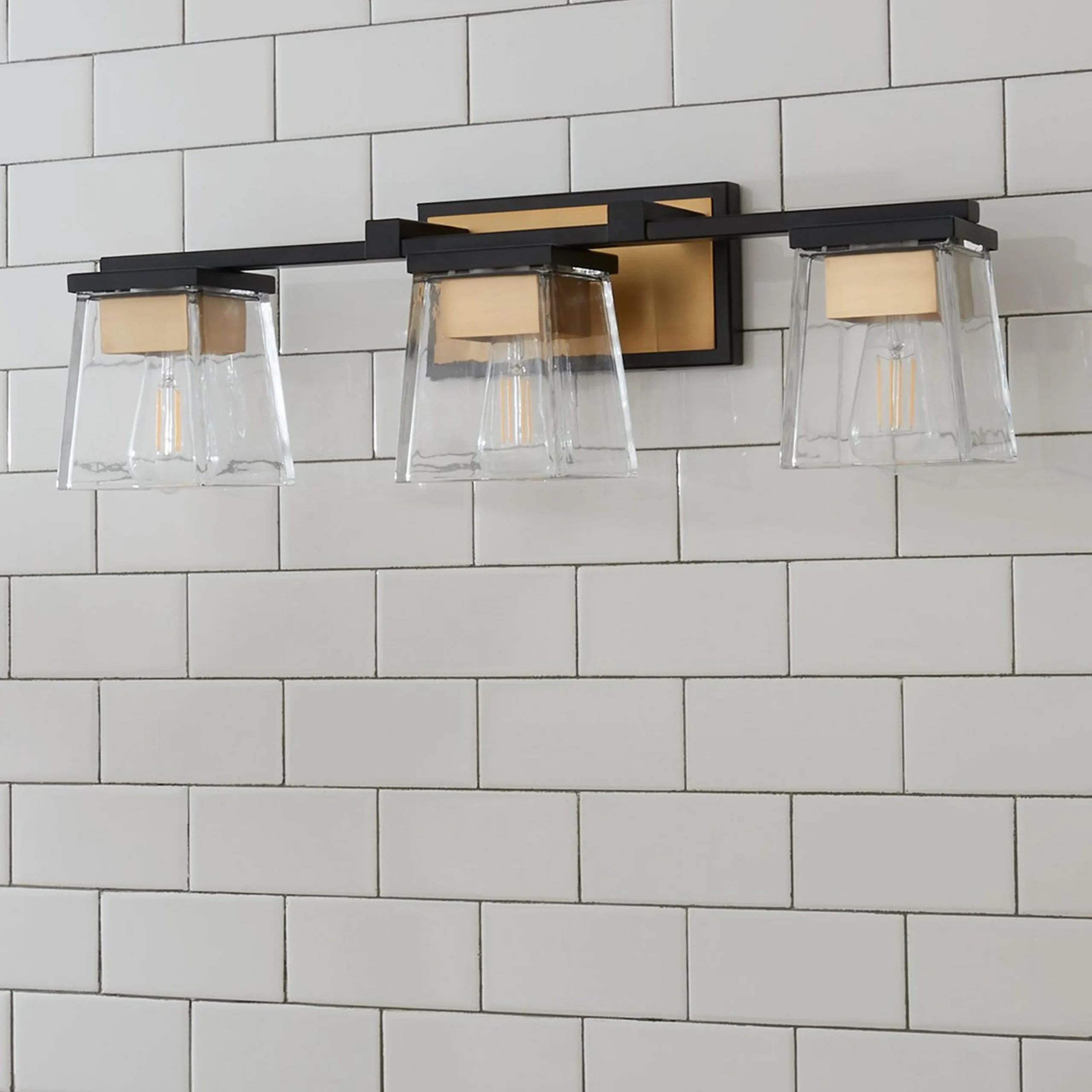 Quadratic Vanity Light - 3 Light