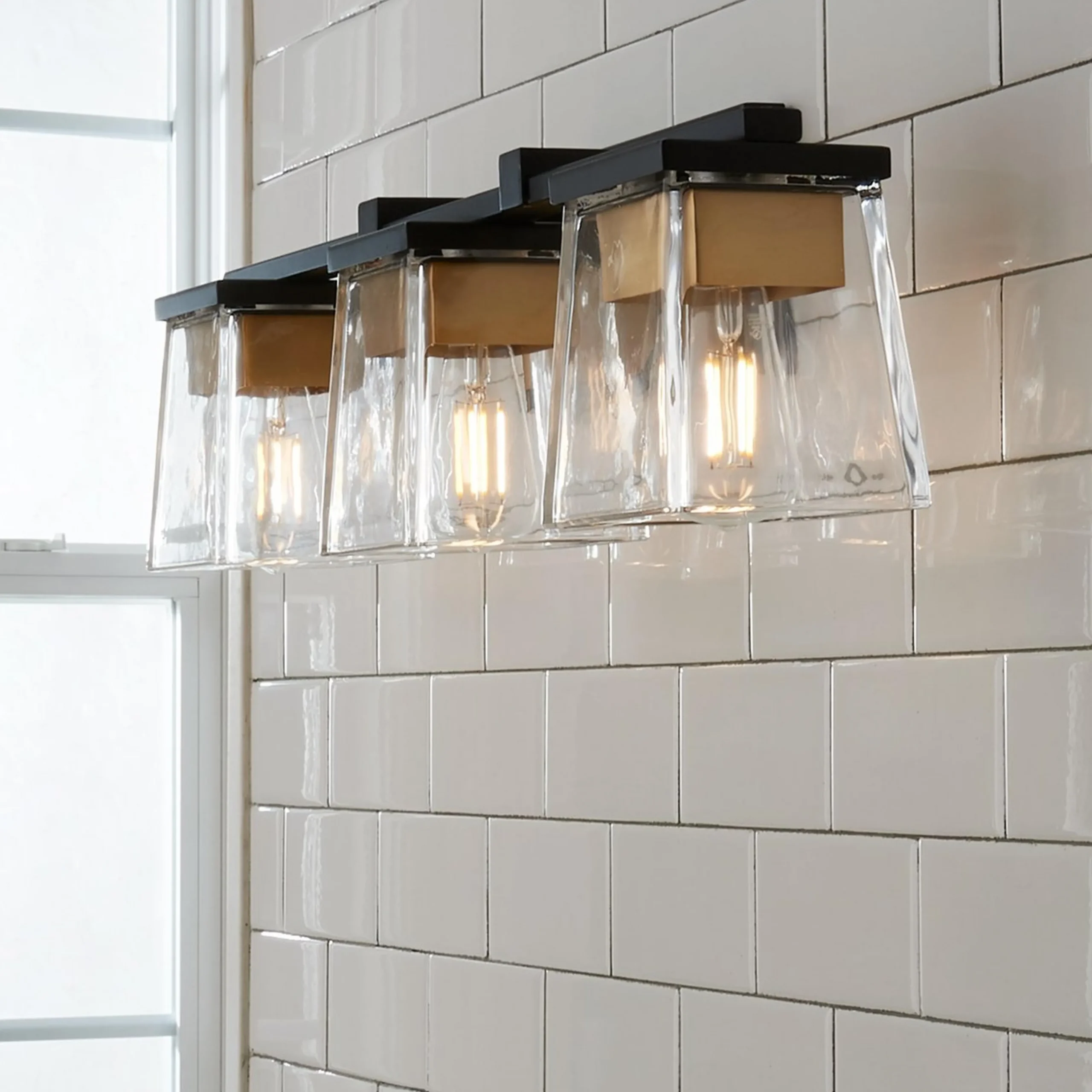 Quadratic Vanity Light - 3 Light