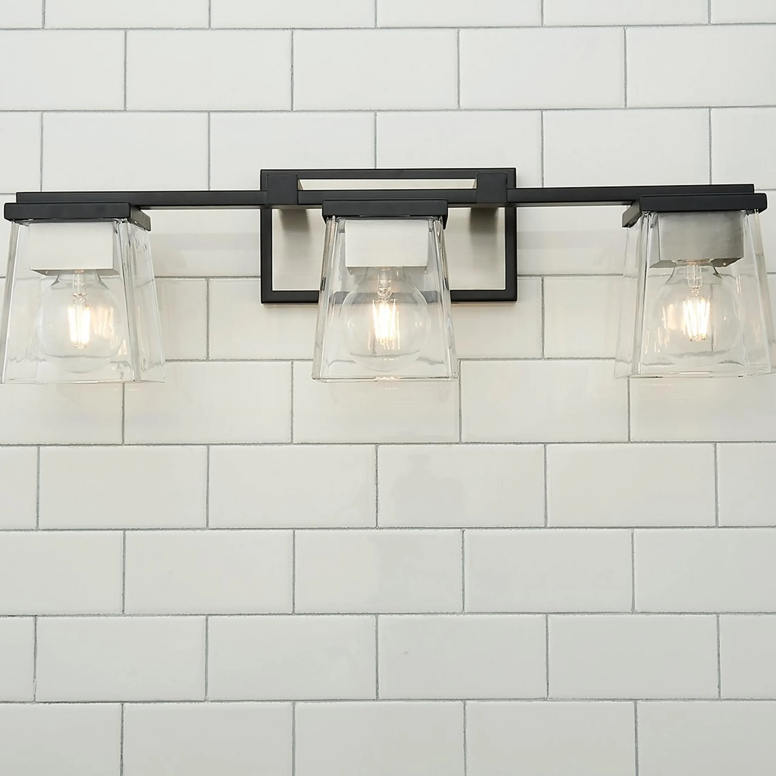 Quadratic Vanity Light - 3 Light
