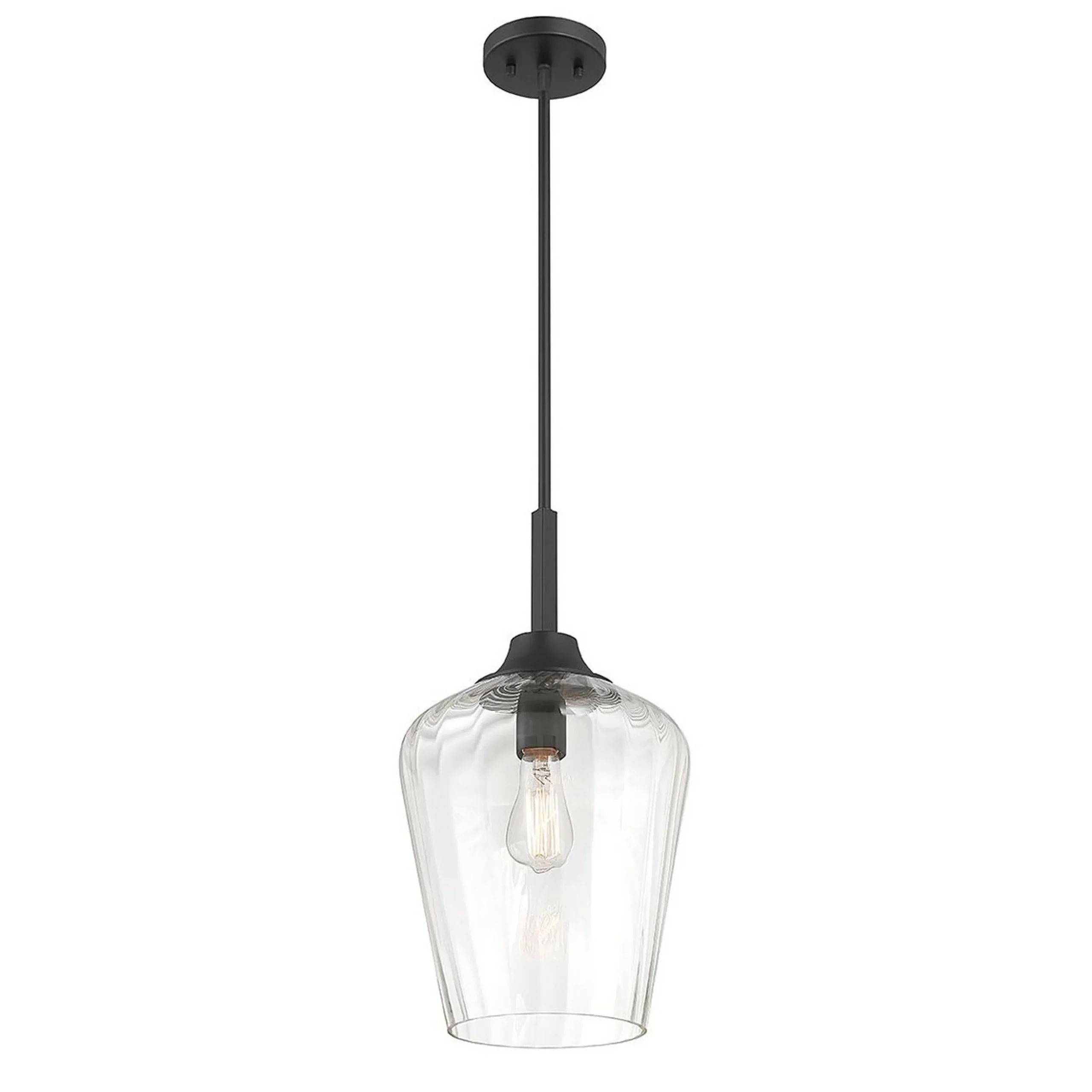 Quiana Fluted Glass Pendant