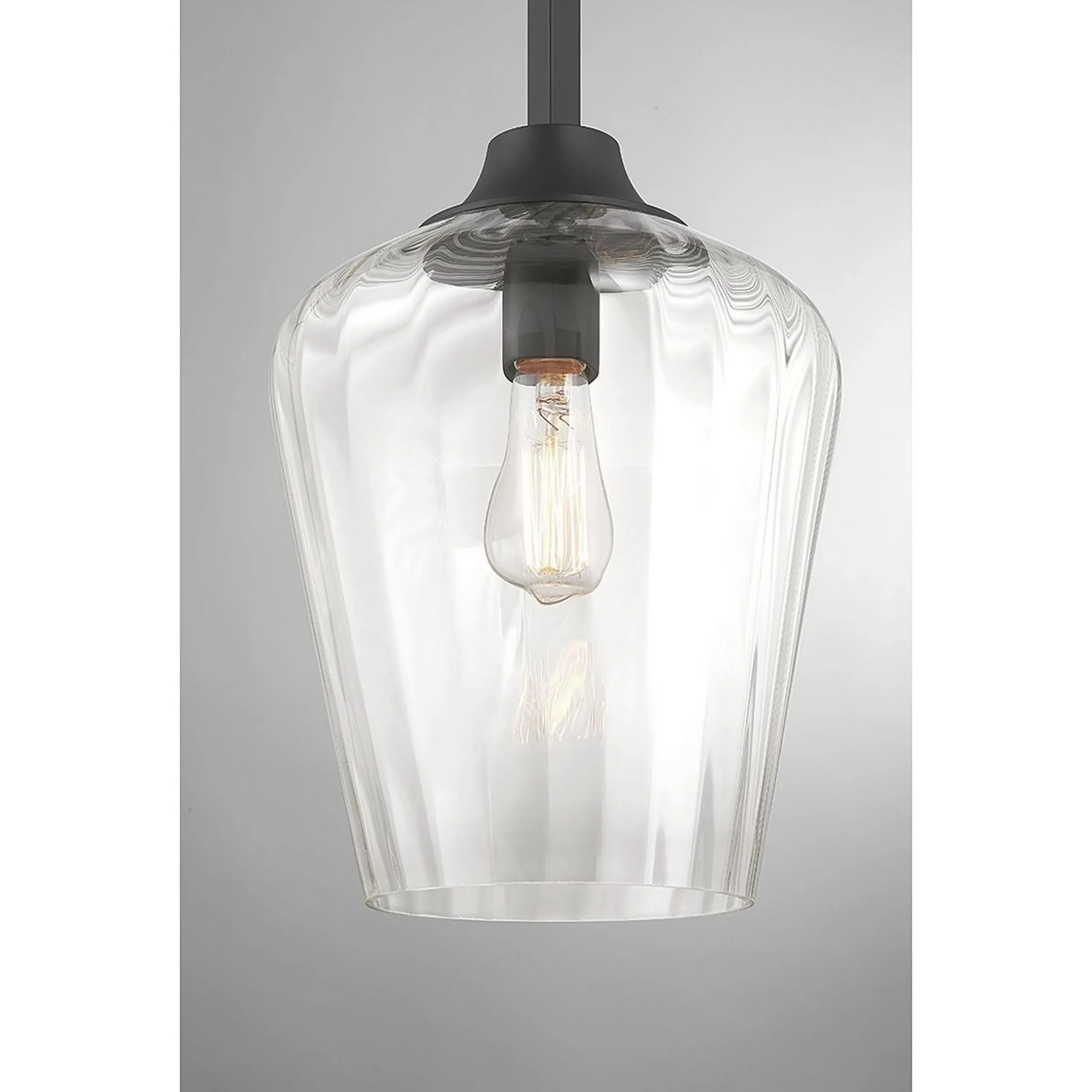 Quiana Fluted Glass Pendant