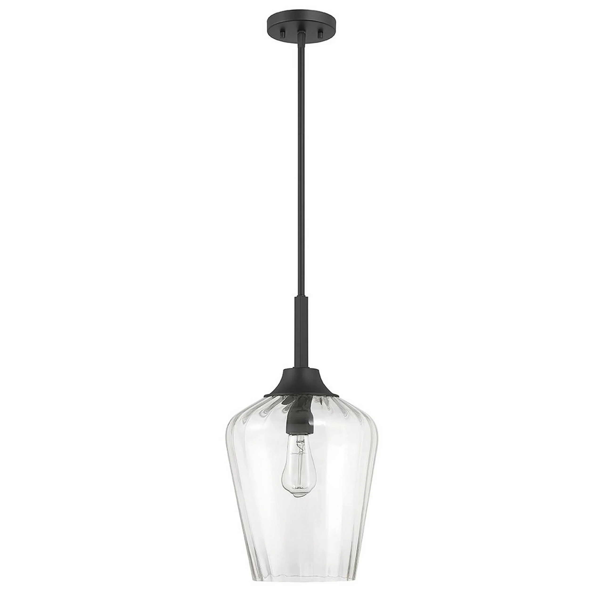 Quiana Fluted Glass Pendant